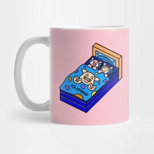 Sleeping with a pig Mug